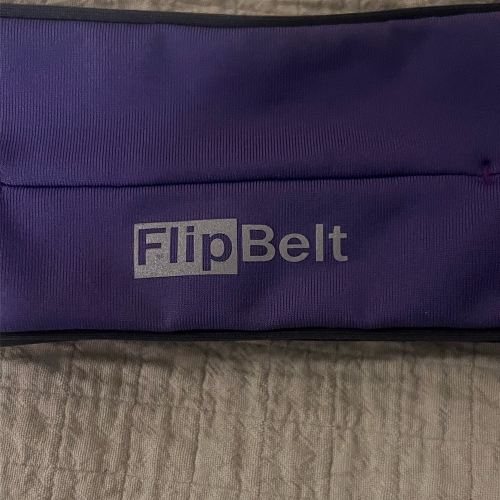 New Purple FlipBelt Security Running Belt - Size Small